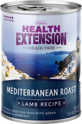 Health Extension Mediterranean Roast Lamb Recipe Grain-Free Wet Dog Food, 12.5-oz can, case of 12