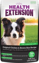 Health Extension Original Chicken & Brown Rice Recipe Dry Dog Food, 1-lb bag