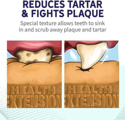 Show full view: Health Extension Probiotic Yogurt Medium Dental Dog Treats, 8 count slide 8 of 12