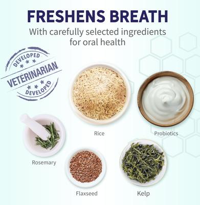 Show full view: Health Extension Probiotic Yogurt Medium Dental Dog Treats, 8 count slide 10 of 12