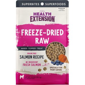 Health Extension Salmon Recipe Freeze-Dried Raw Dog Food, 3.5-oz bag