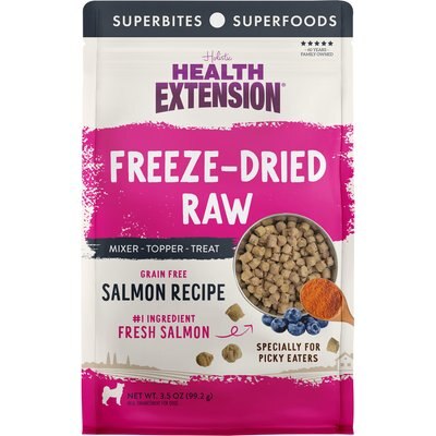 Health Extension Health Extension Salmon Recipe Freeze-Dried Raw Dog Food, 3.5-oz bag