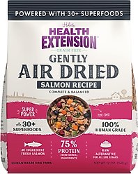 Health Extension Salmon Recipe Non-GMO Air-Dried Dog Food, 12-oz bag
