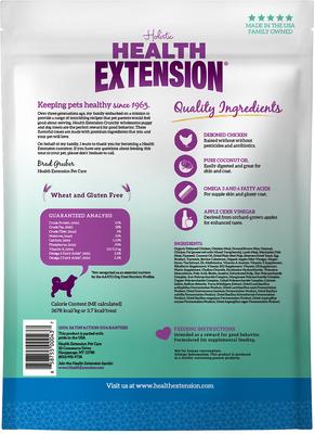 Show full view: Health Extension Small Heart-Shaped Dog Treats, 12-oz bag slide 3 of 12
