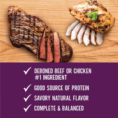 Show full view: Health Extension Stew Variety Pack: Beef, Chicken, Turkey Wet Dog Food, 12-oz can, 12 count slide 5 of 6