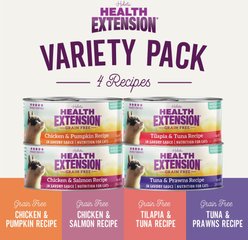 Health Extension Variety Pack Grain-Free Canned Cat Food, 2.8-oz, case of 24 slide 2 of 5