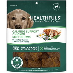 Healthfuls Calming Support Chicken Recipe Dog Treats, 12-oz bag