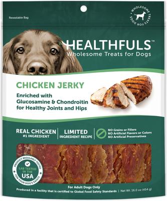 Show full view: Healthfuls Chicken Jerky Dog Treats, 16-oz bag slide 3 of 6