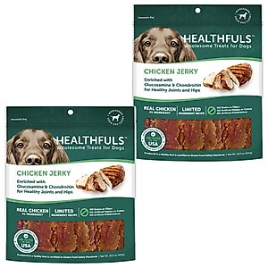 Healthfuls Chicken Jerky with Glucosamine & Chondroitin Dog Treats, 32-oz bundle