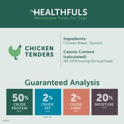 Show full view: Healthfuls Chicken Tenders Dog Treats, 11-oz bag slide 5 of 8