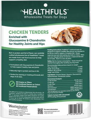 Show full view: Healthfuls Chicken Tenders Dog Treats, 11-oz bag slide 3 of 4