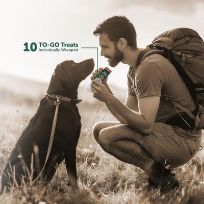 Show full view: Healthfuls Deli Sticks Pork & Chicken Human-Grade Gluten-Free Soft & Chewy Dog Treats, 10 count bag slide 9 of 10