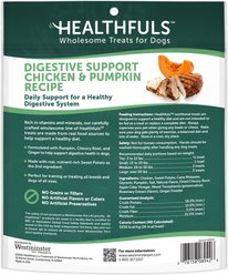 Healthfuls Digestive Support Chicken & Pumpkin Recipe Dog Treats, 12-oz bag slide 2 of 8