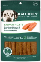 Healthfuls Salmon Fillets Dog Treats, 3.5-oz bag