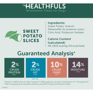 Healthfuls Sweet Potato Slices Dog Treats, 16-oz bag