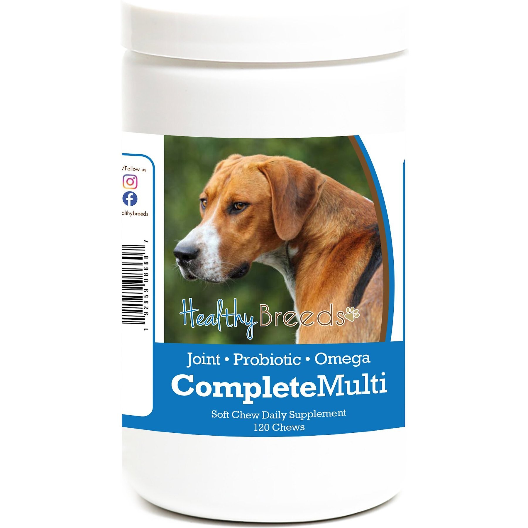 Healthy Breeds All In One Multivitamin Soft Chews Dog Supplement, 120 count