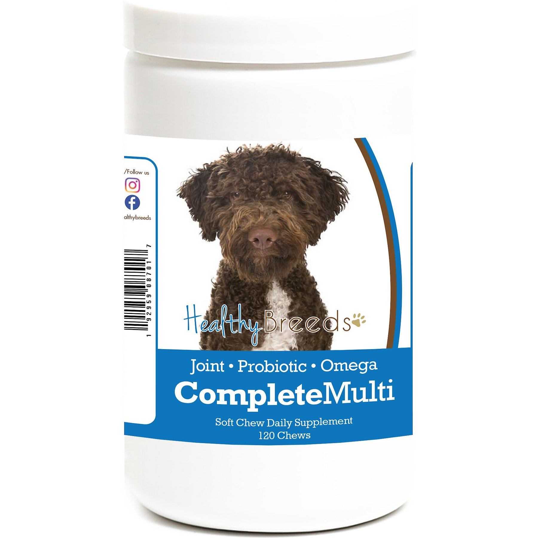 Healthy Breeds All In One Multivitamin Soft Chews Dog Supplement, 120 count