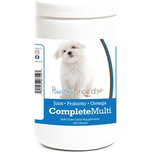 Healthy Breeds All In One Multivitamin Soft Chews Dog Supplement, 120 count