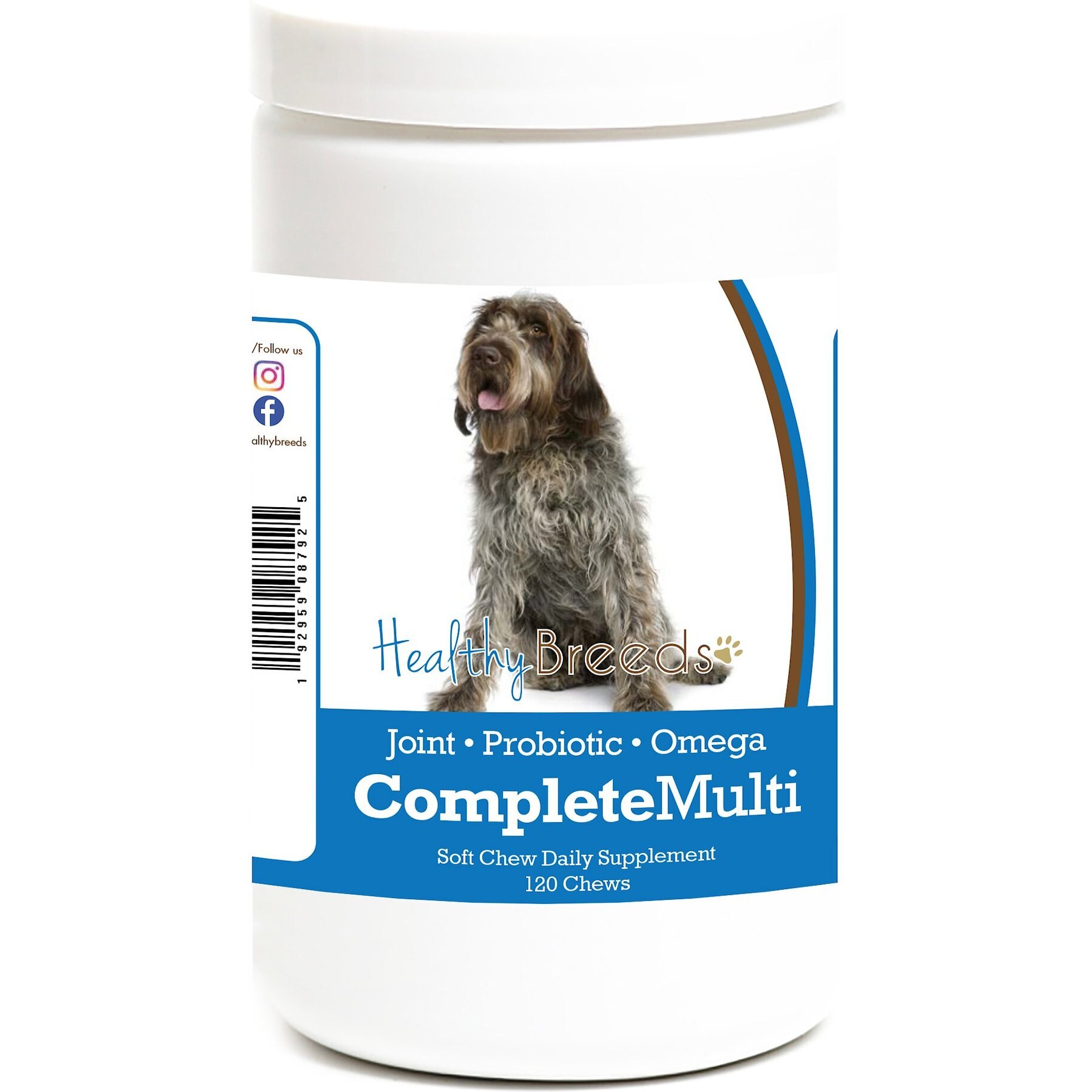 Healthy Breeds All In One Multivitamin Soft Chews Dog Supplement, 120 count