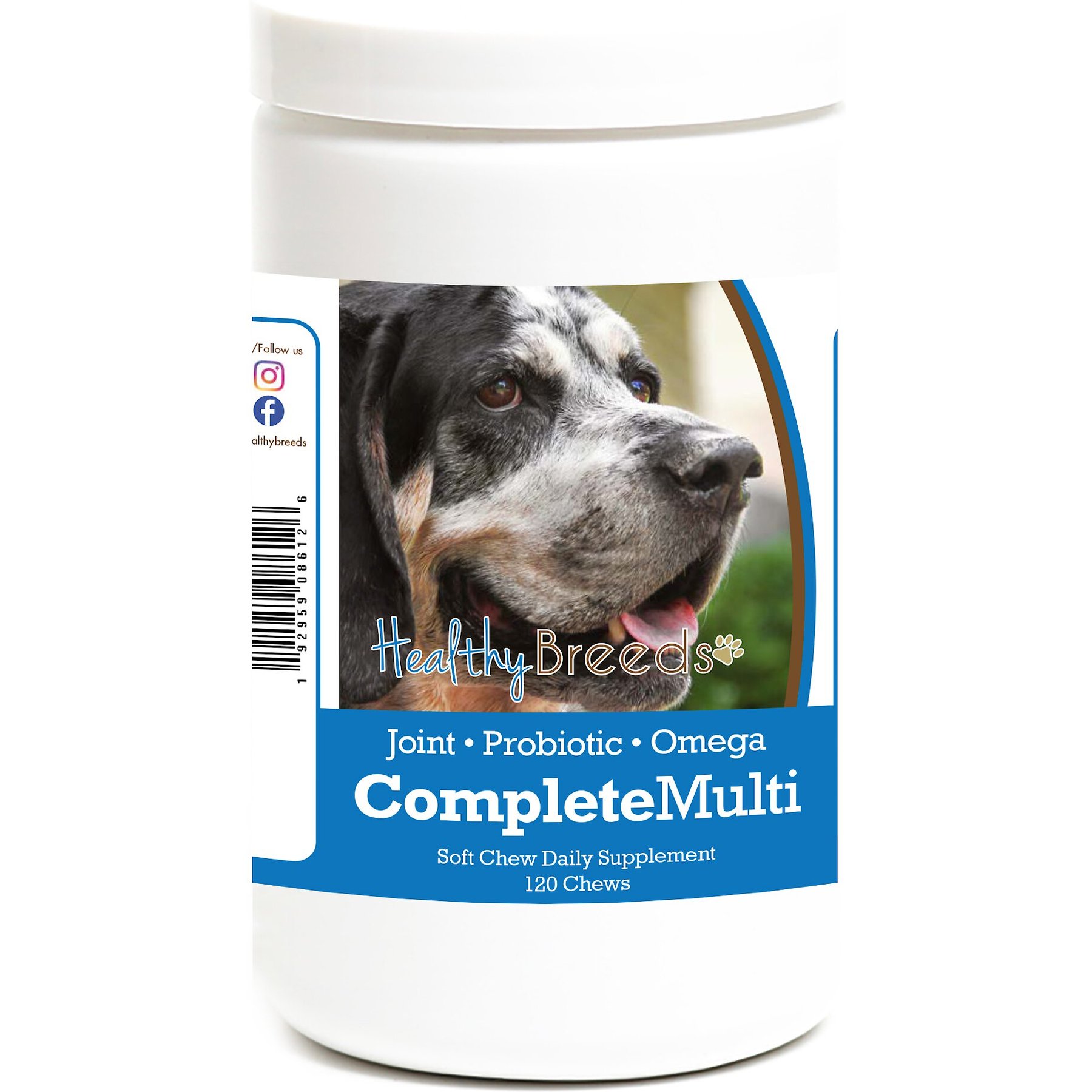 Healthy Breeds All In One Multivitamin Soft Chews Dog Supplement, 120 count
