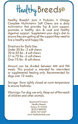 Healthy Breeds All In One Multivitamin Soft Chews Dog Supplement, 120 count slide 2 of 2