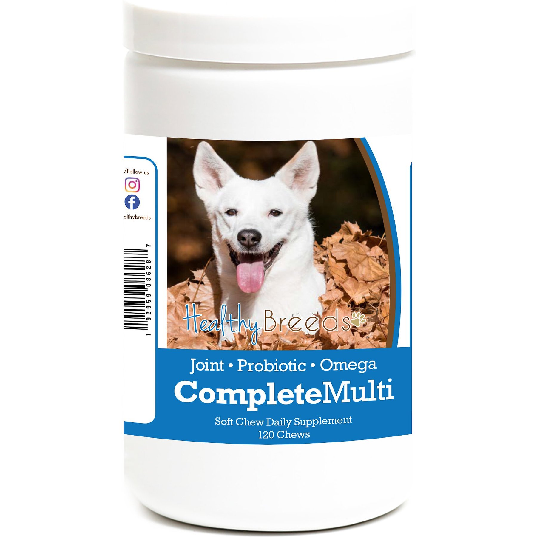Healthy Breeds All In One Multivitamin Soft Chews Dog Supplement, 120 count
