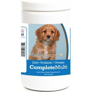 Healthy Breeds All In One Multivitamin Soft Chews Dog Supplement, 120 count