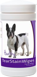 Healthy Breeds French Bulldog Tear Stain Dog Wipes, 70 count