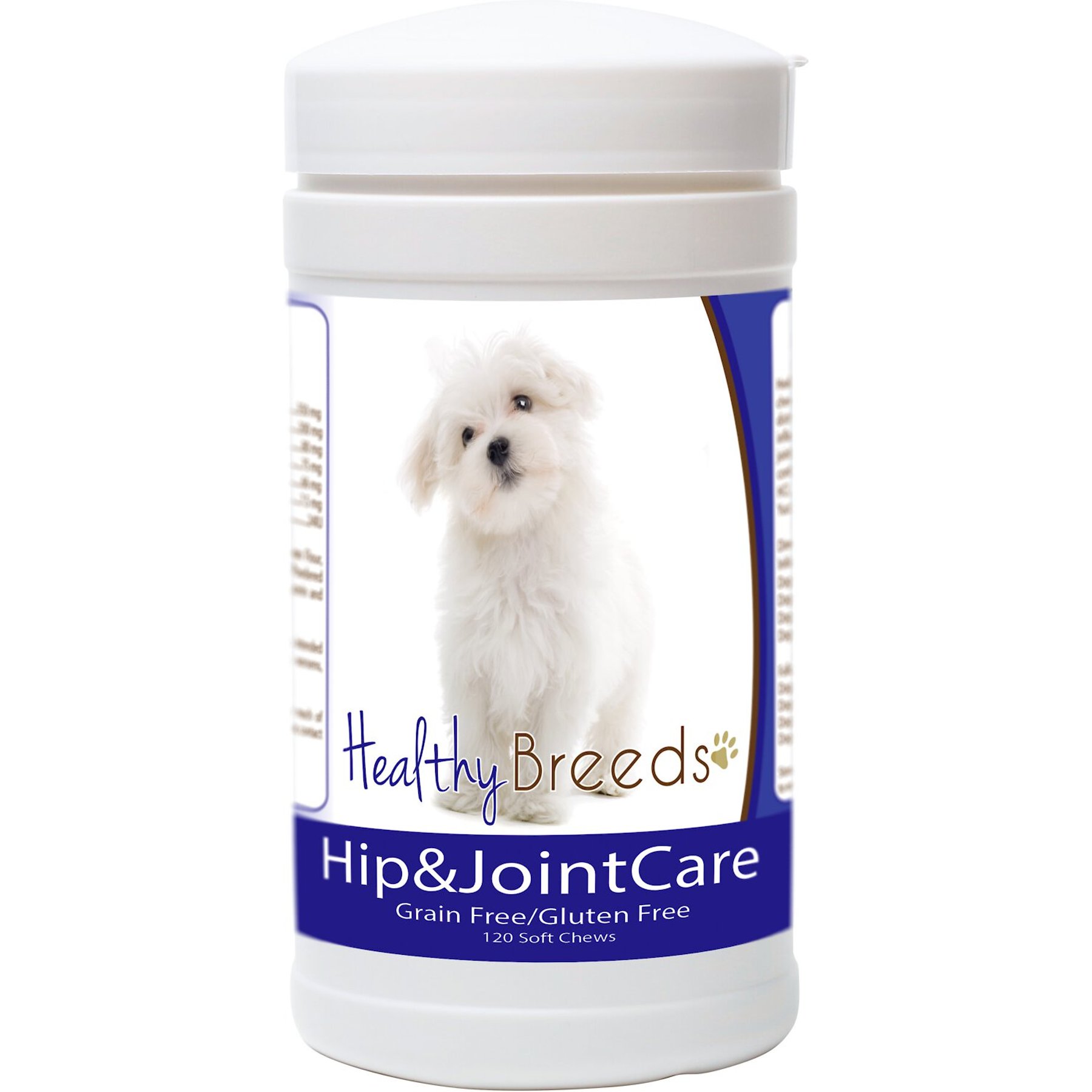 Healthy Breeds Hip & Joint Care Soft Chews Dog Supplement, 120 count