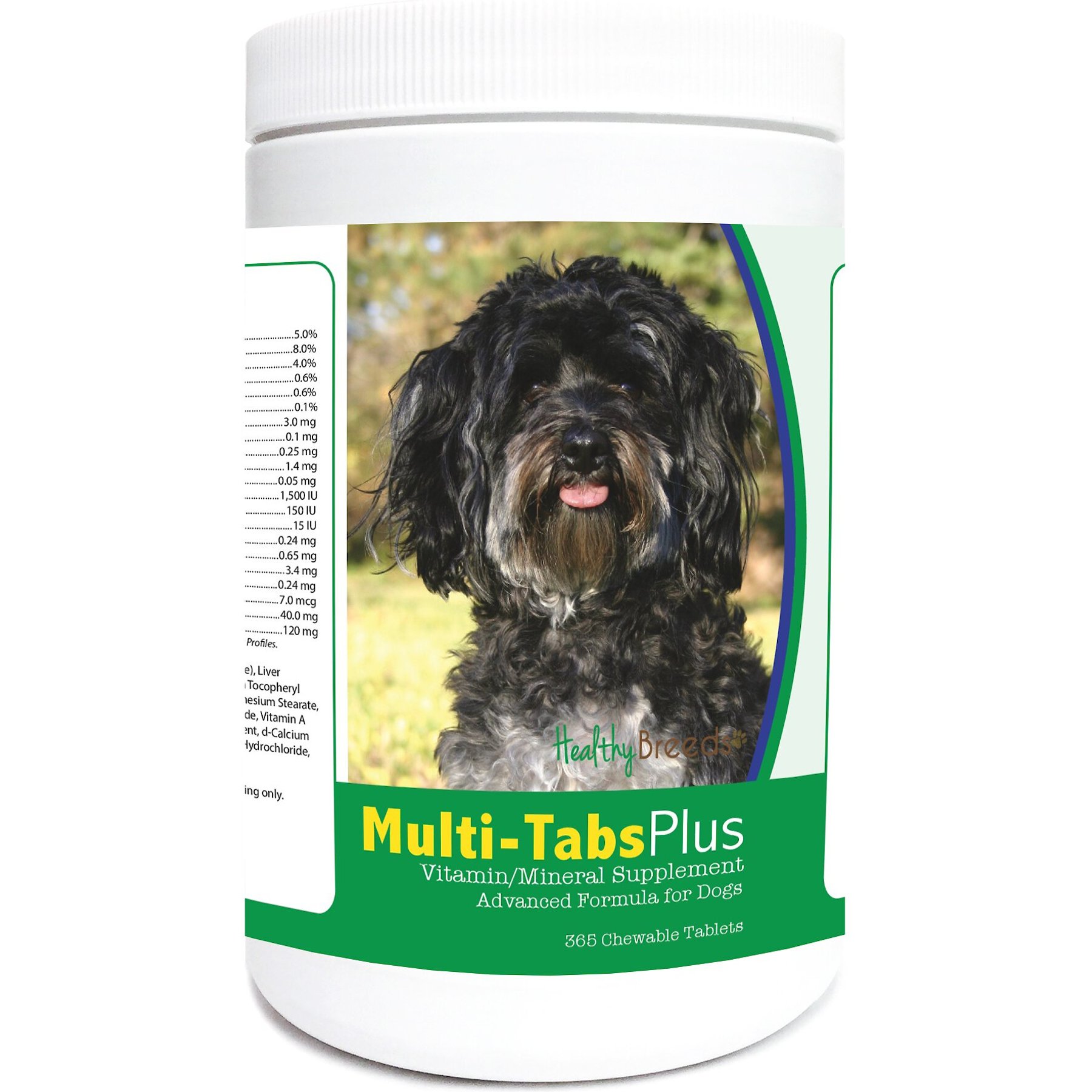 Healthy Breeds Multi-Tabs Plus Chewable Tablets Dog Supplement, 365 count