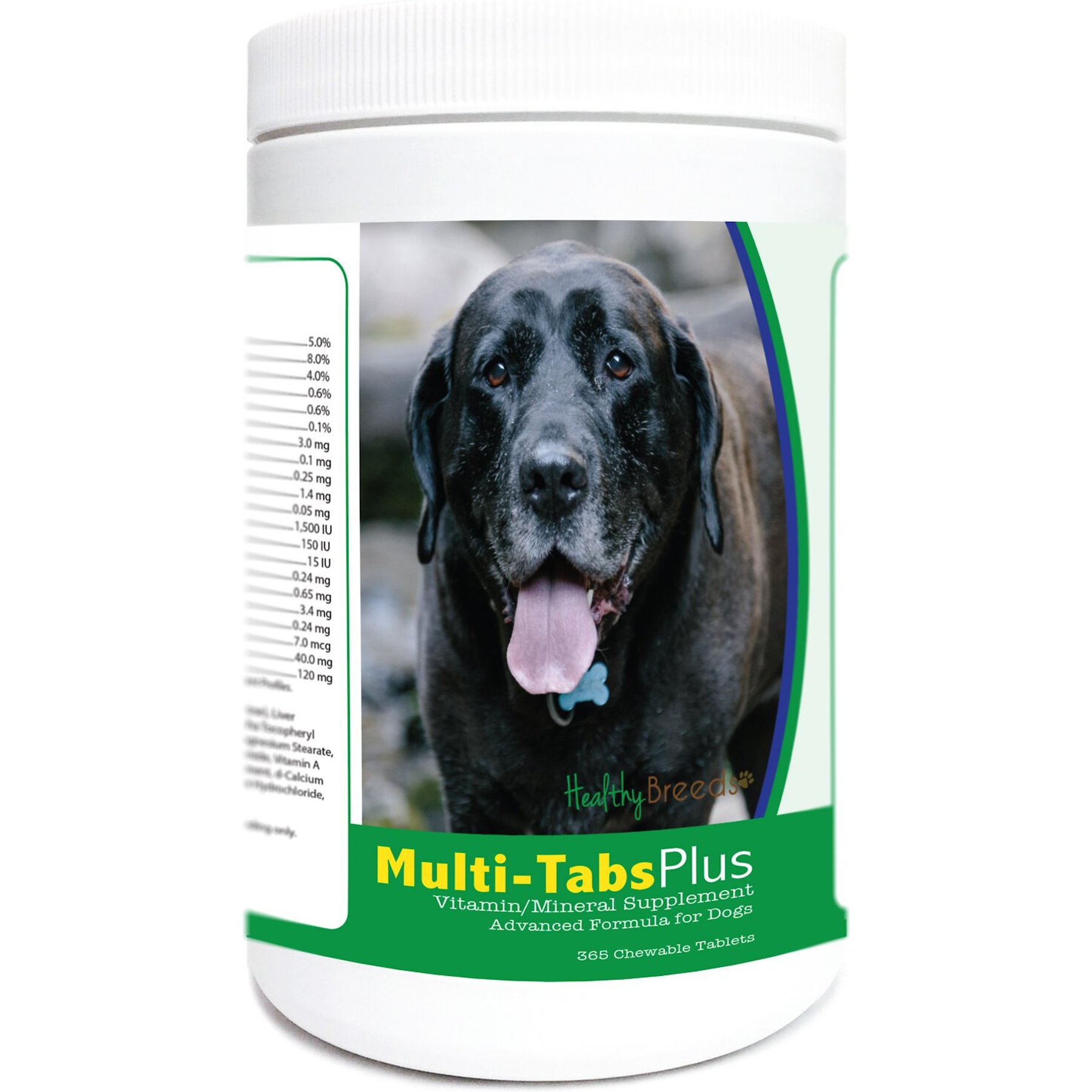 Healthy Breeds Multi-Tabs Plus Chewable Tablets Dog Supplement, 365 count
