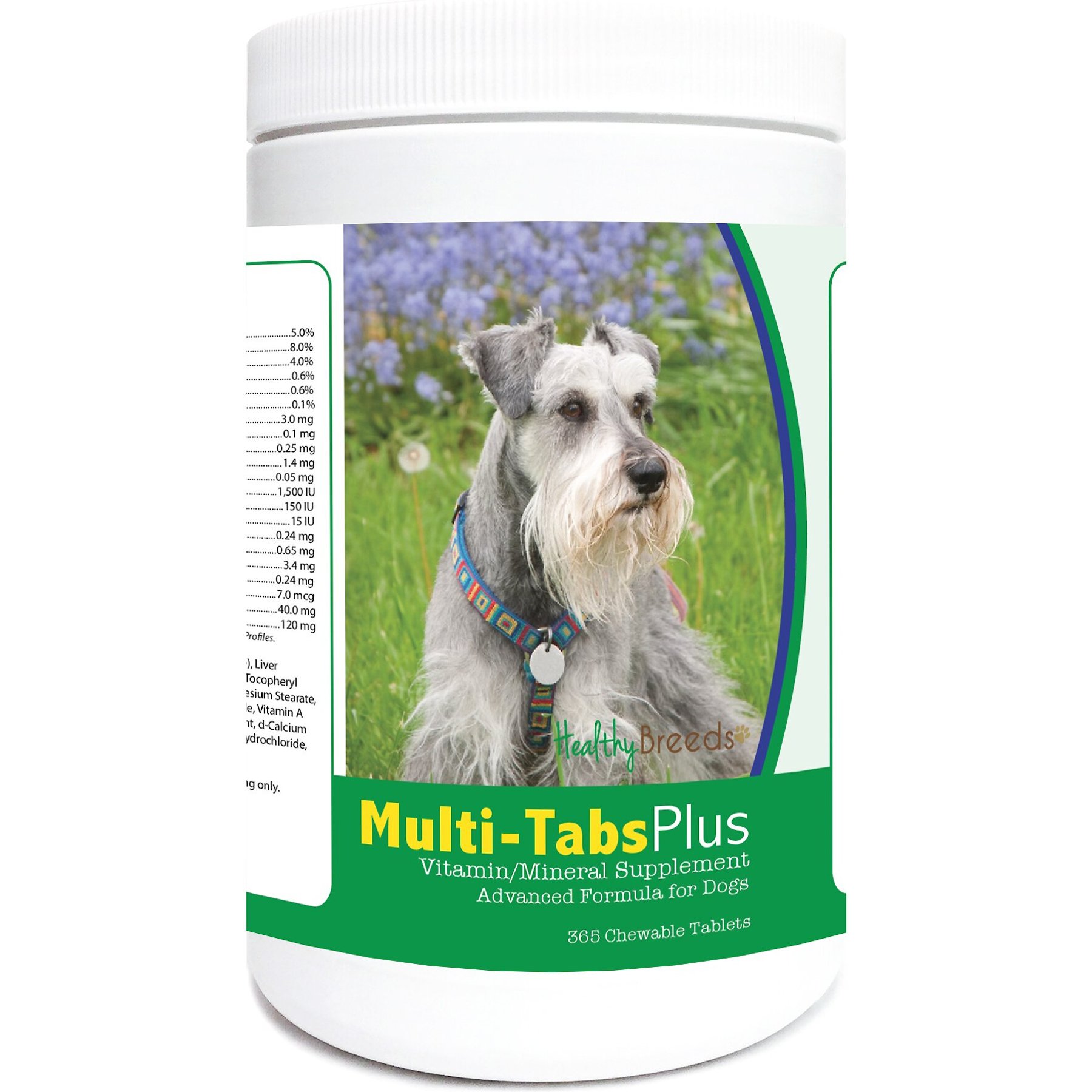 Healthy Breeds Multi-Tabs Plus Chewable Tablets Dog Supplement, 365 count