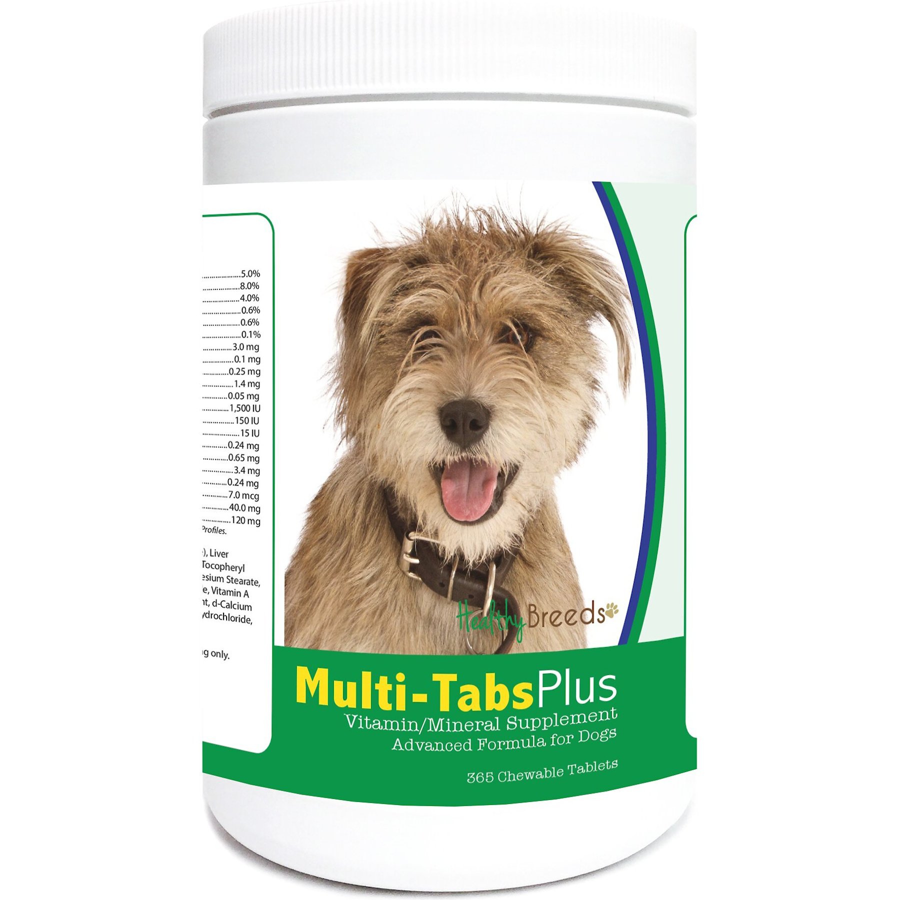 Healthy Breeds Multi-Tabs Plus Chewable Tablets Dog Supplement, 365 count
