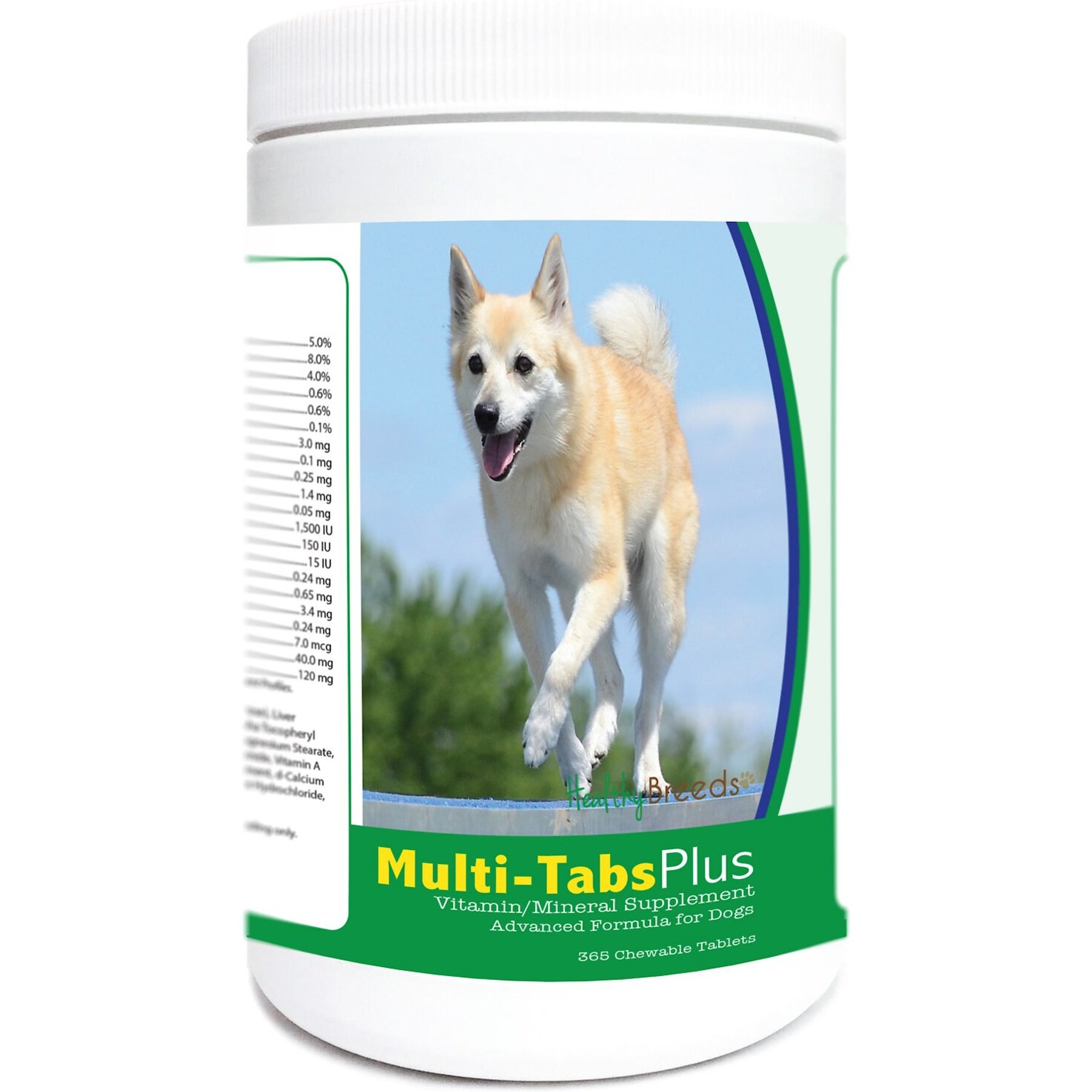 Healthy Breeds Multi-Tabs Plus Chewable Tablets Dog Supplement, 365 count