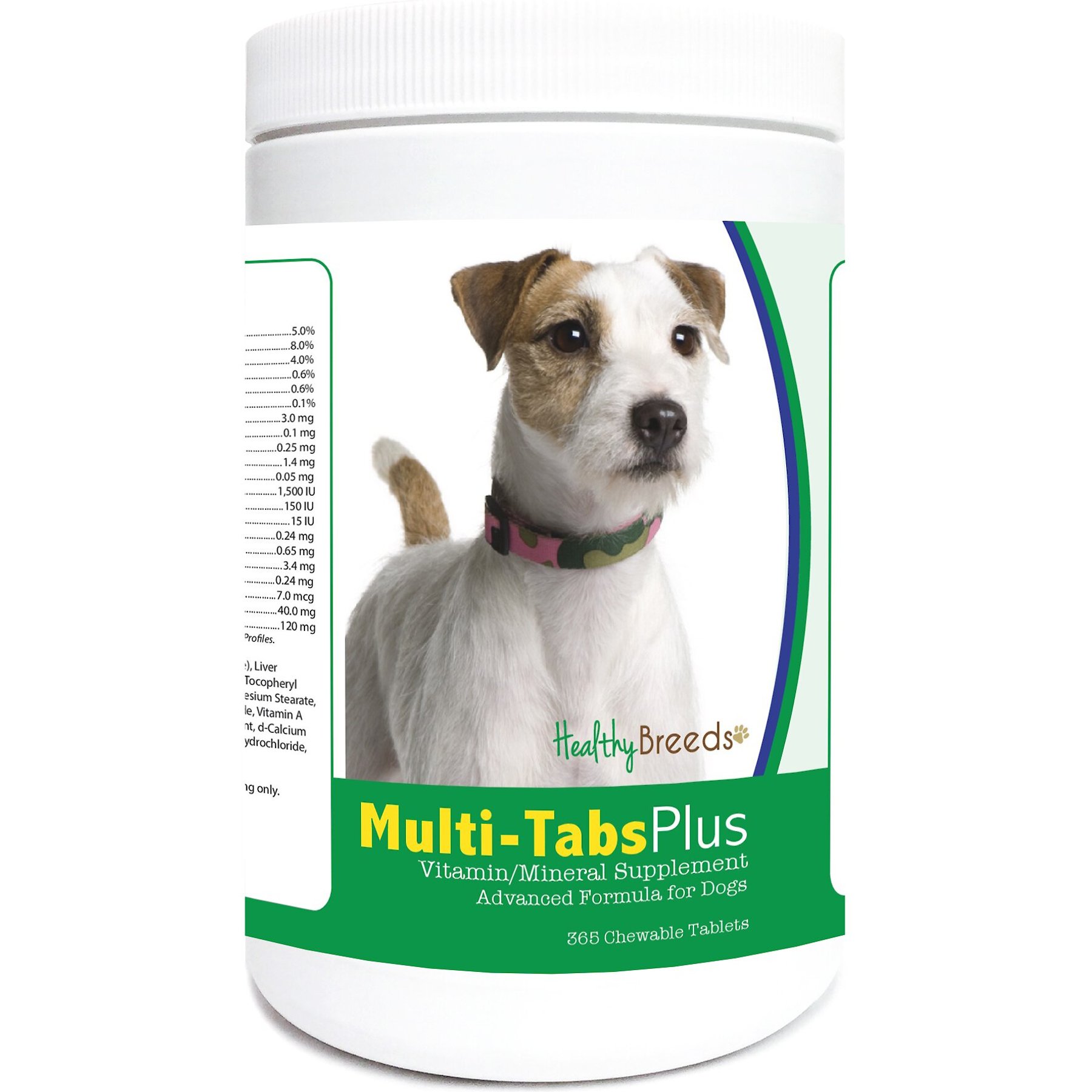 Healthy Breeds Multi-Tabs Plus Chewable Tablets Dog Supplement, 365 count