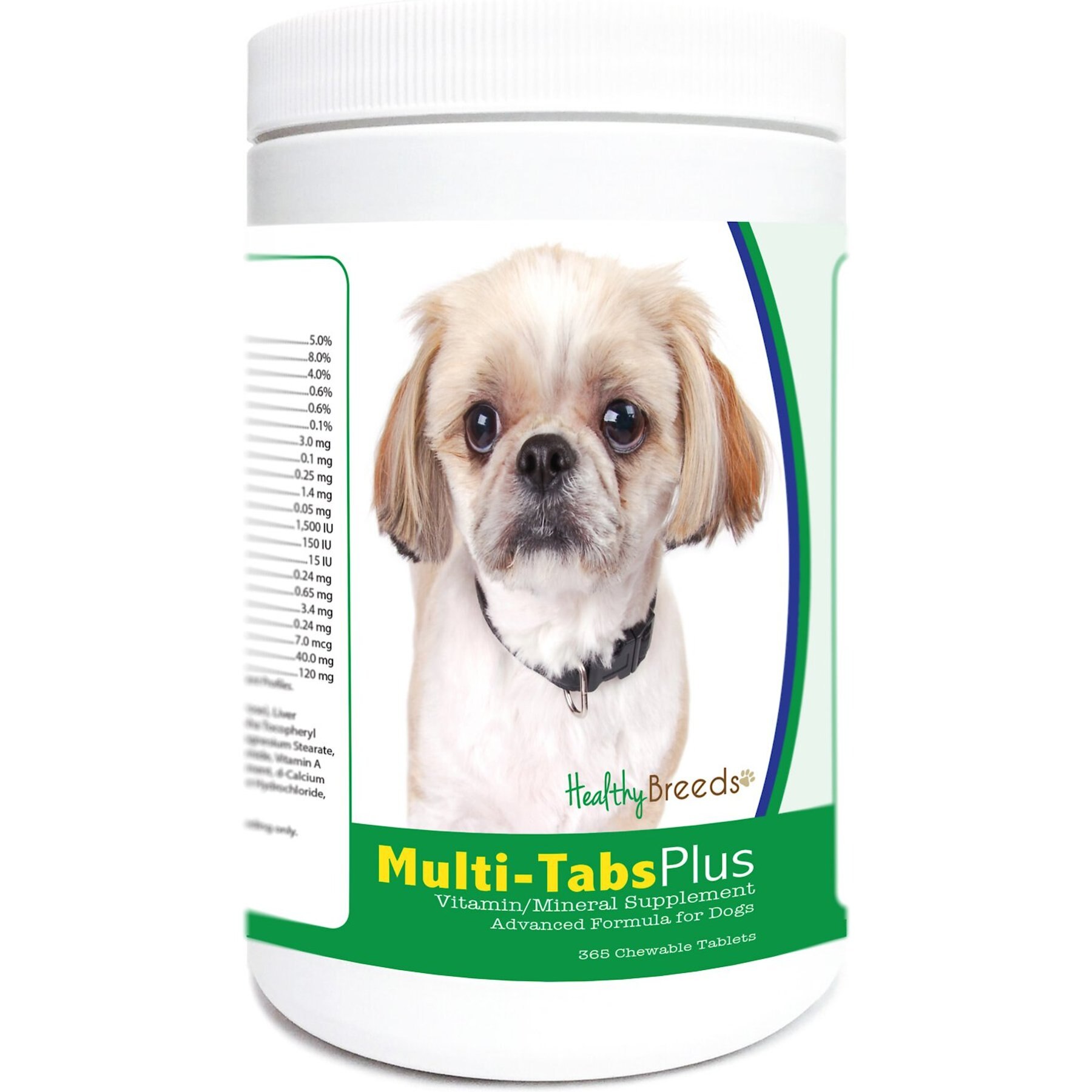 Healthy Breeds Multi-Tabs Plus Chewable Tablets Dog Supplement, 365 count
