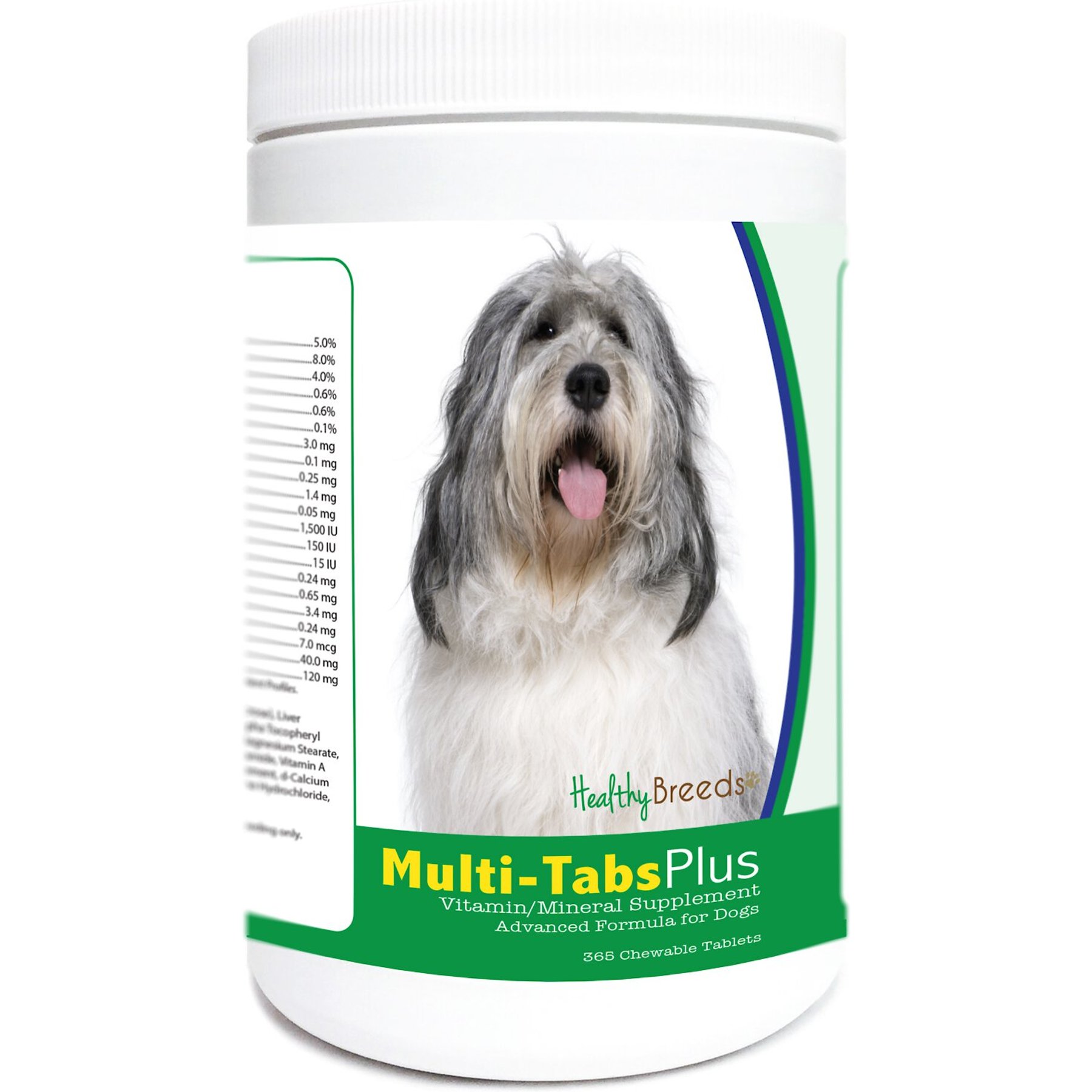 Healthy Breeds Multi-Tabs Plus Chewable Tablets Dog Supplement, 365 count