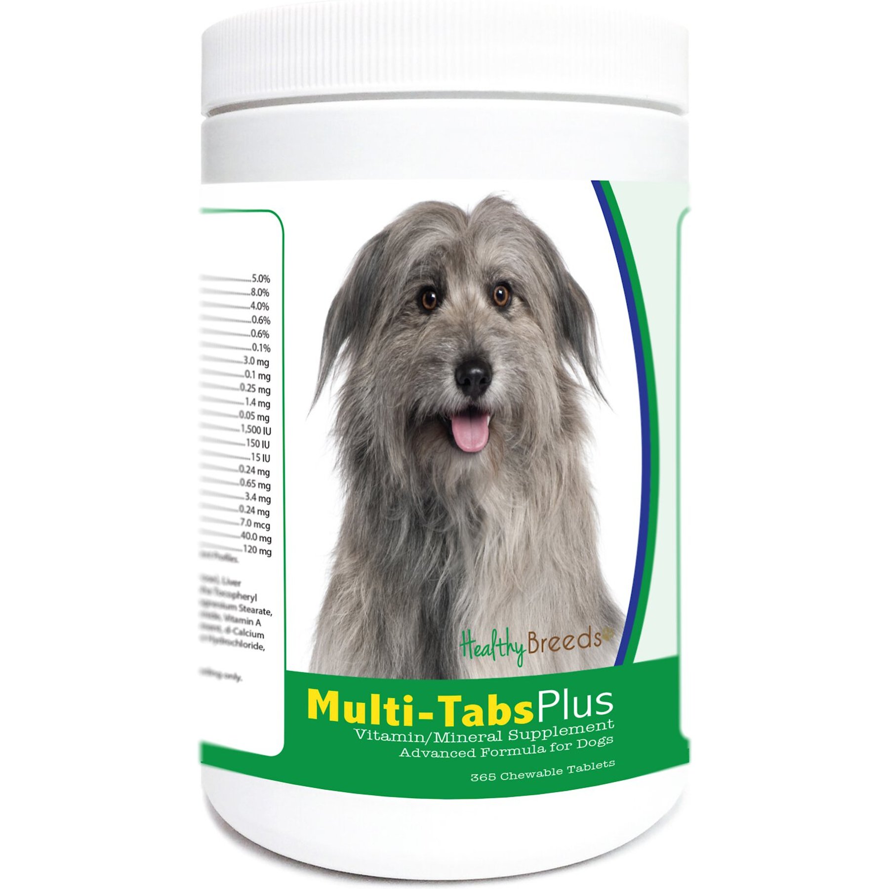 Healthy Breeds Multi-Tabs Plus Chewable Tablets Dog Supplement, 365 count