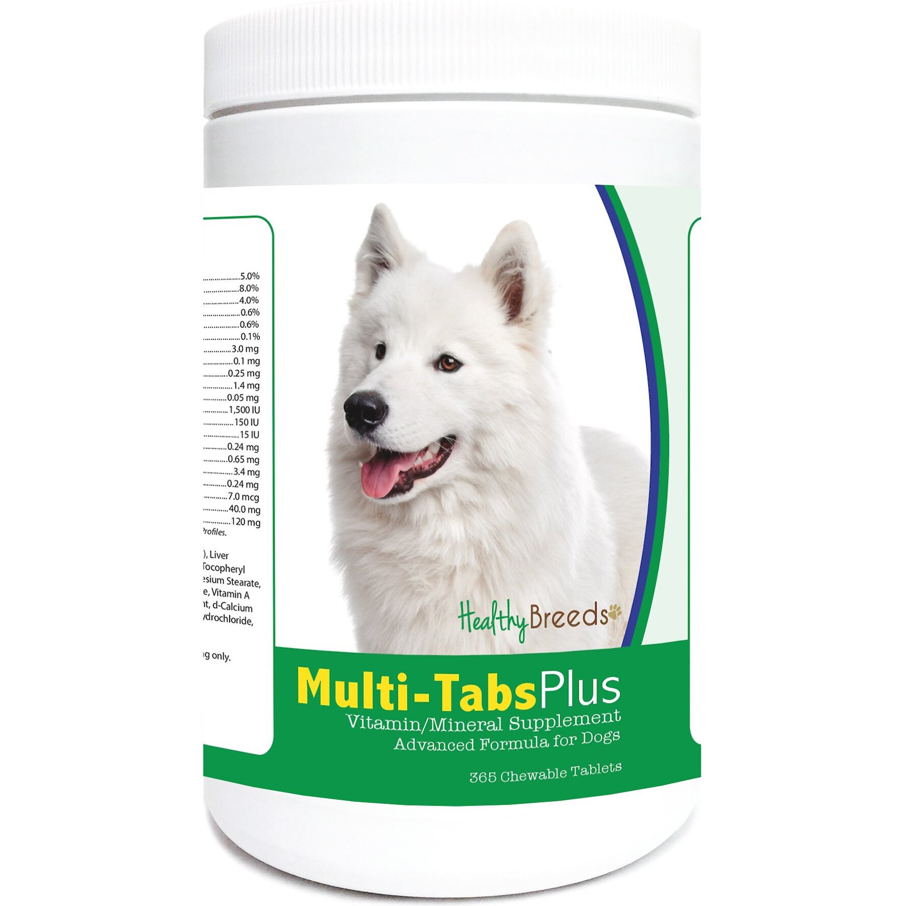 Healthy Breeds Multi-Tabs Plus Chewable Tablets Dog Supplement, 365 count