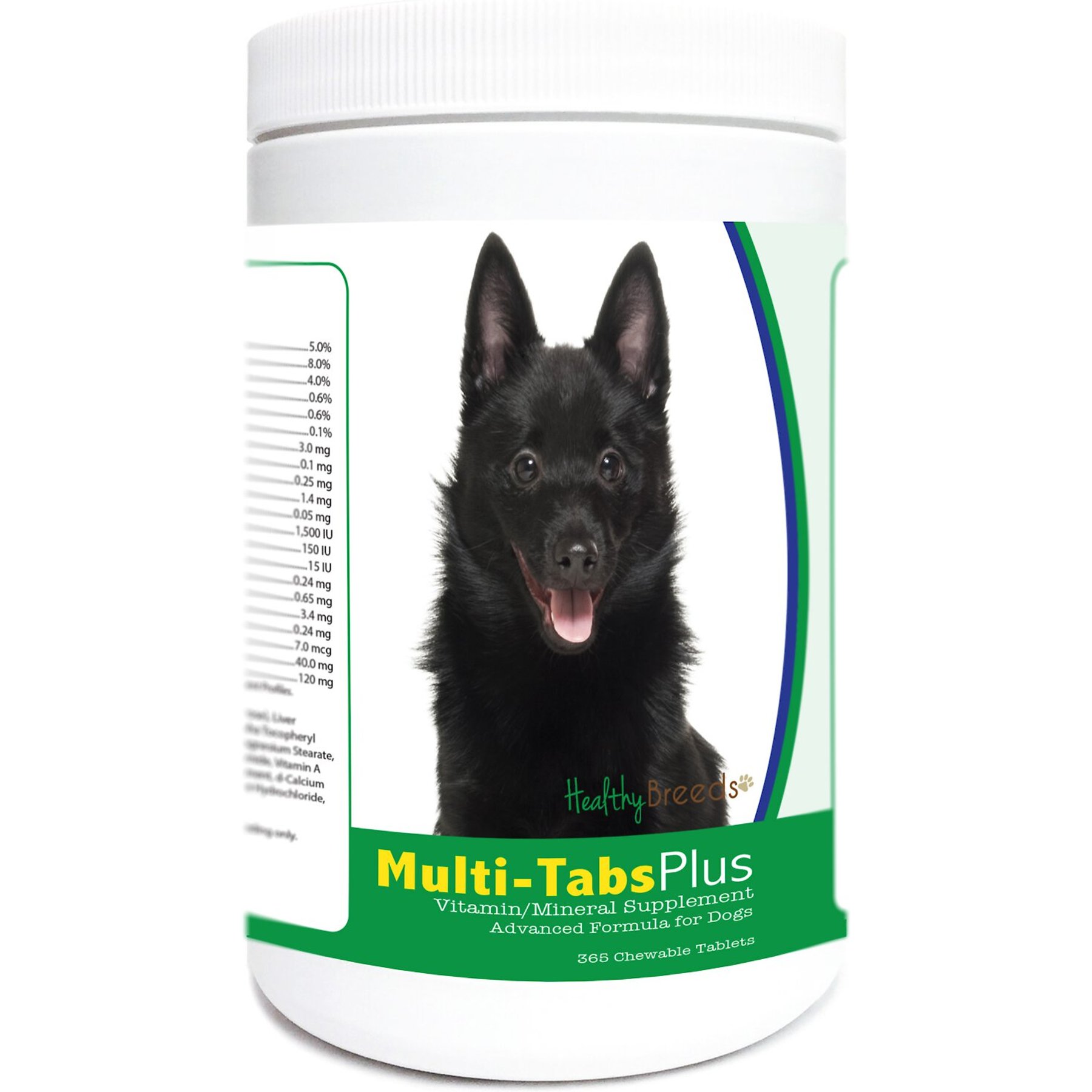 Healthy Breeds Multi-Tabs Plus Chewable Tablets Dog Supplement, 365 count