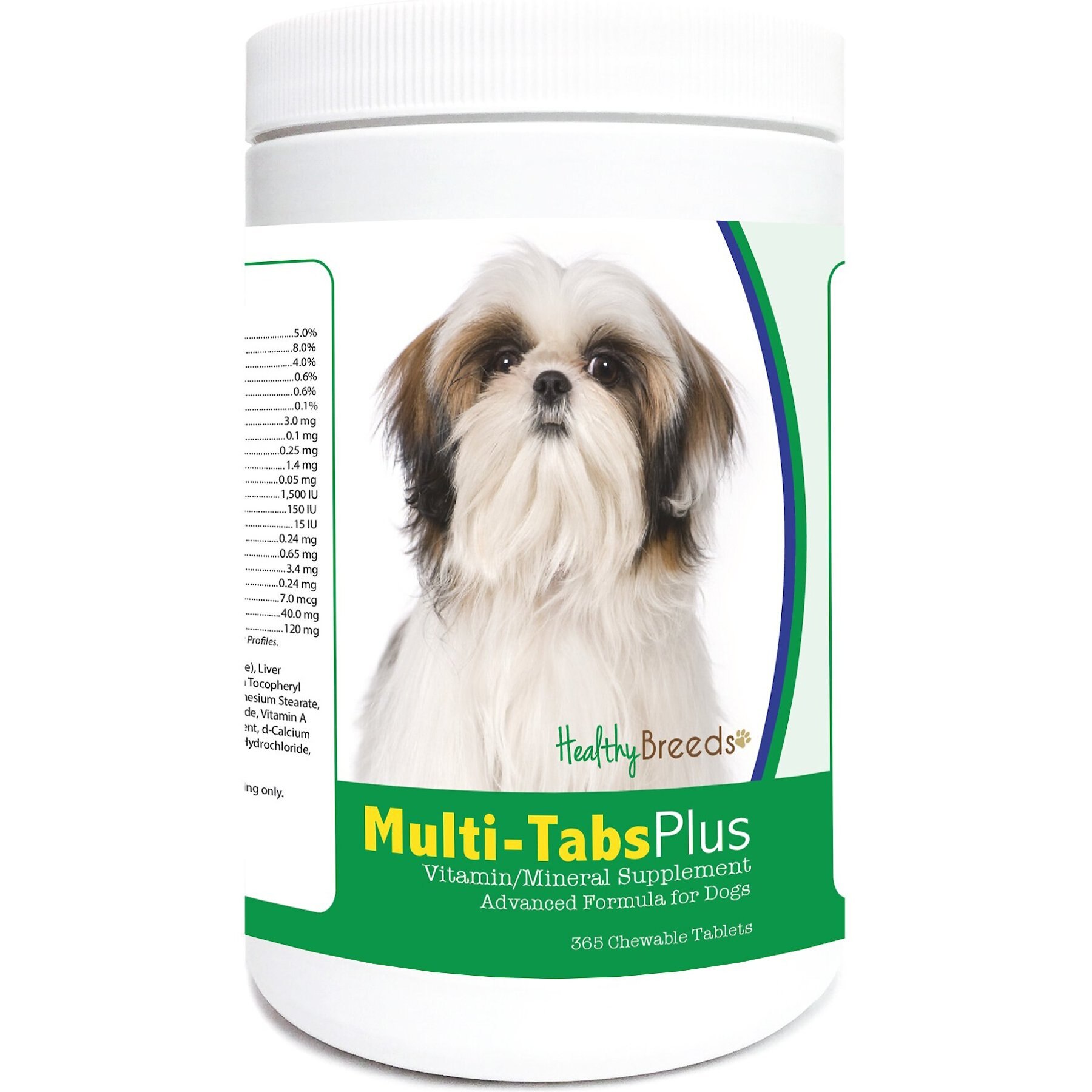 Healthy Breeds Multi-Tabs Plus Chewable Tablets Dog Supplement, 365 count