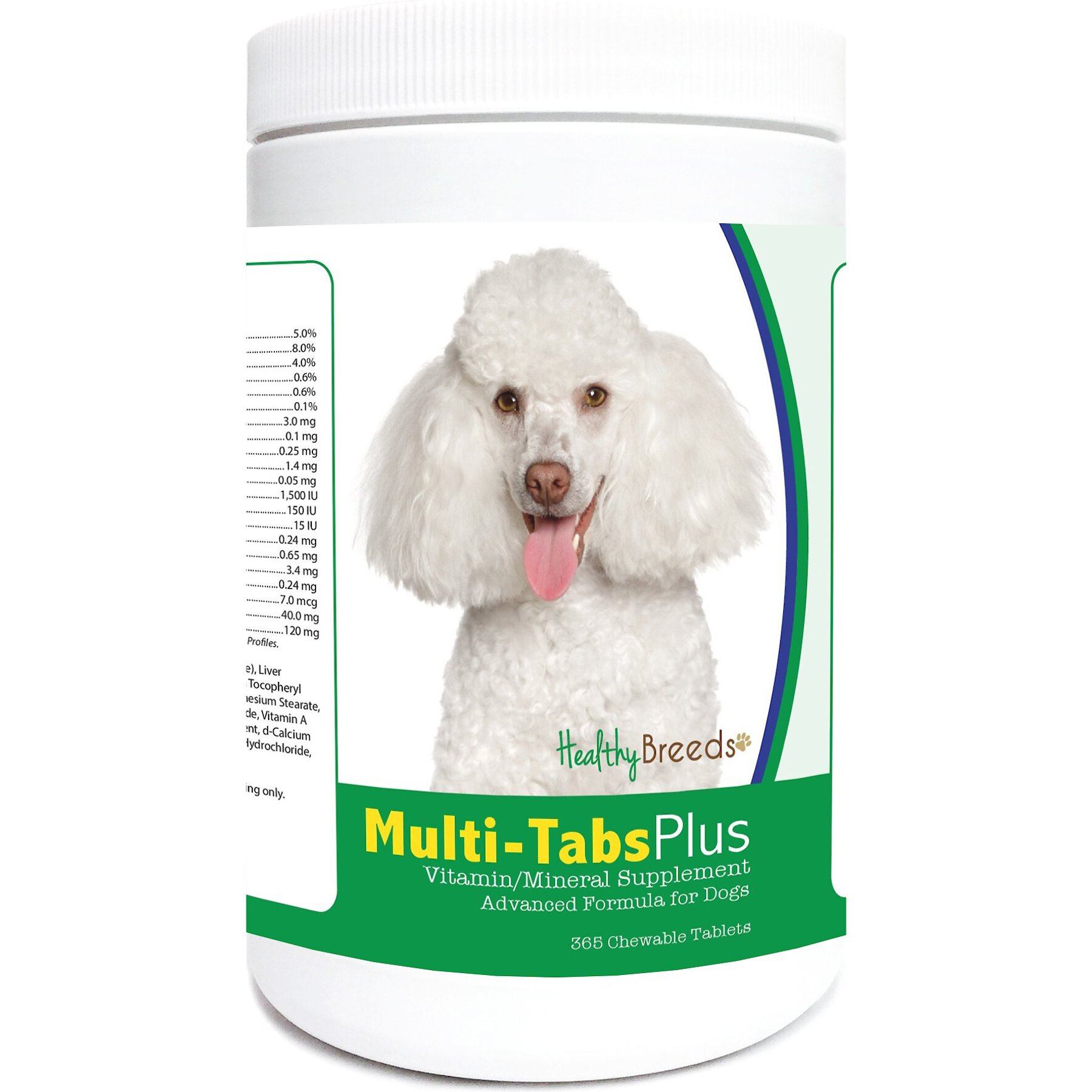 Healthy Breeds Multi-Tabs Plus Chewable Tablets Dog Supplement, 365 count