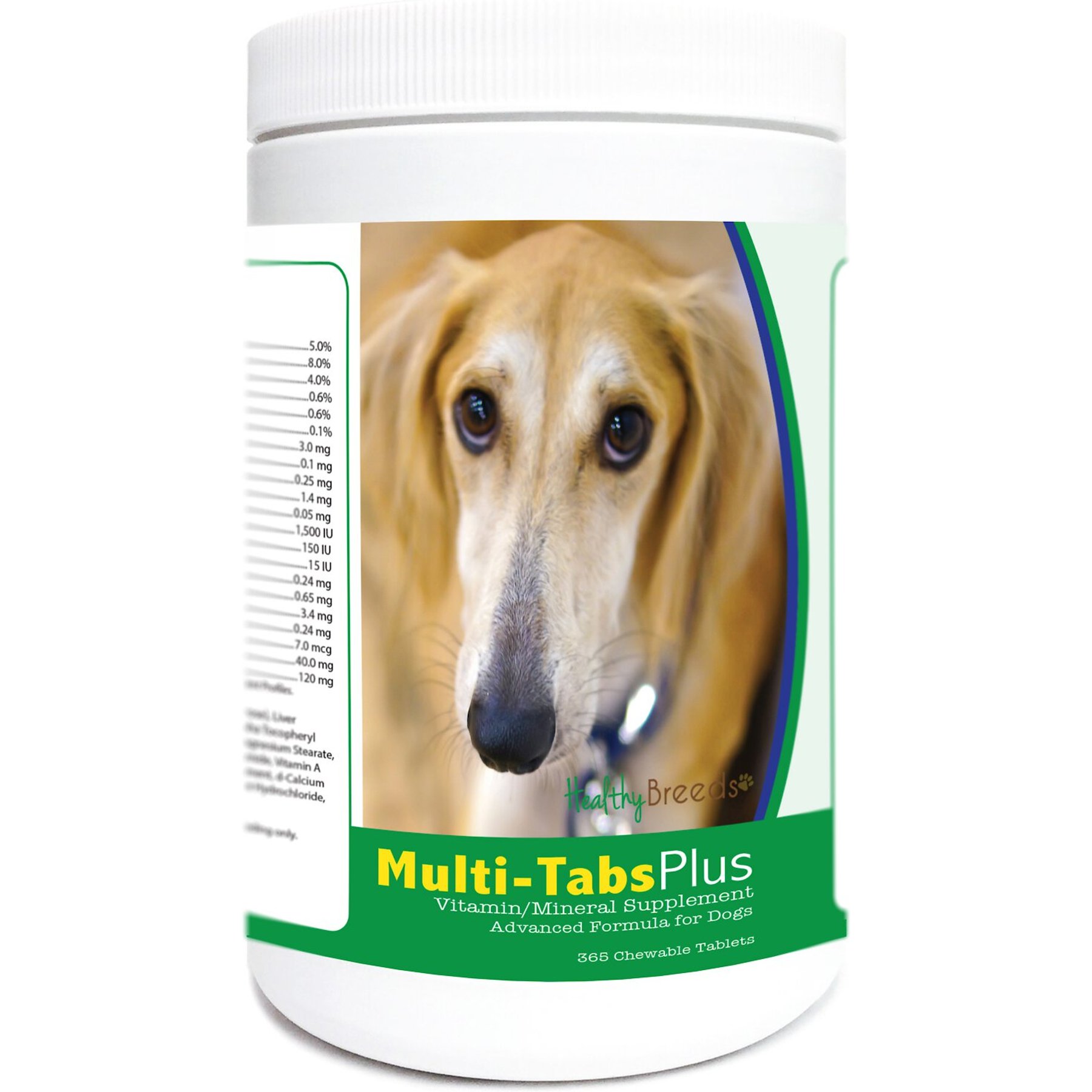 Healthy Breeds Multi-Tabs Plus Chewable Tablets Dog Supplement, 365 count