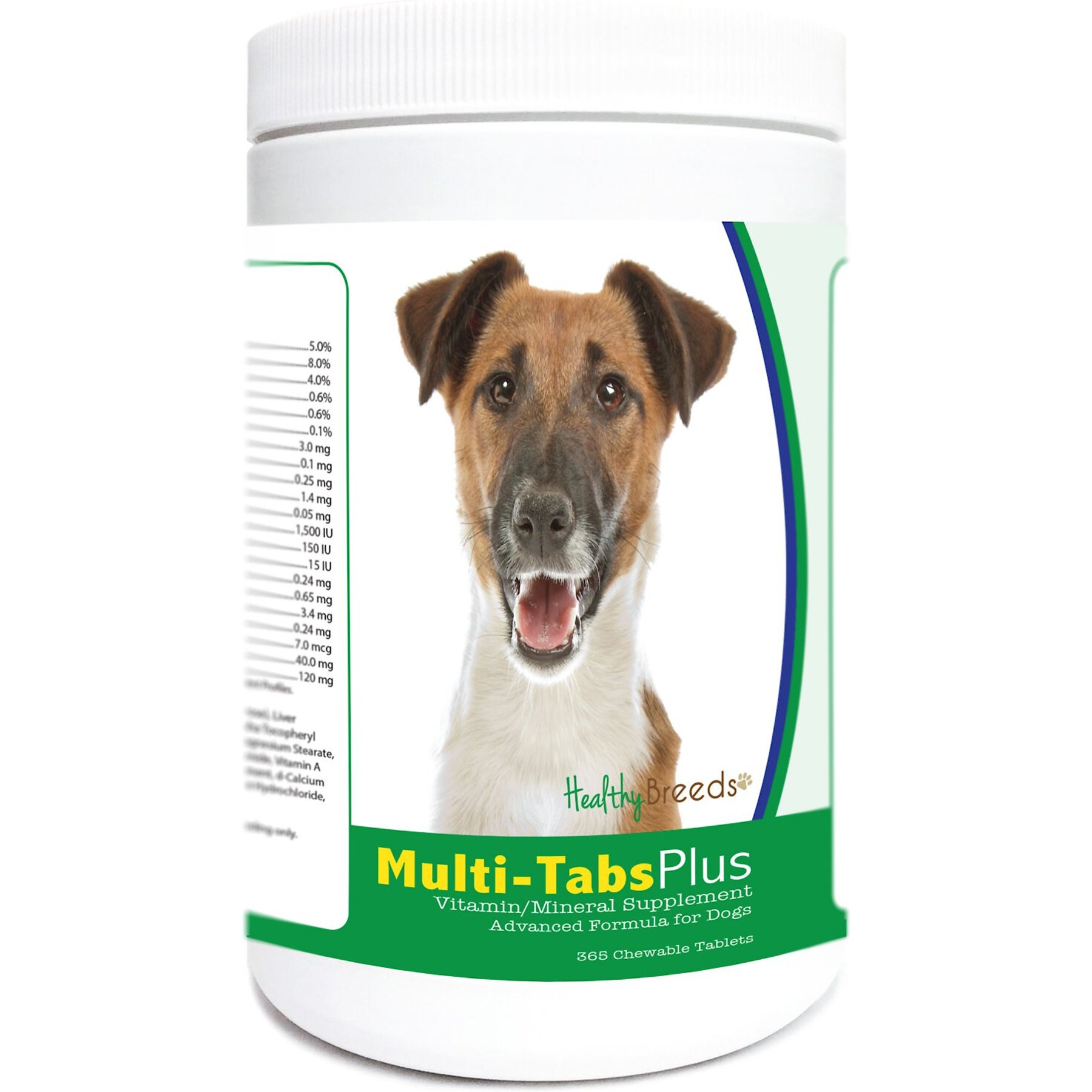 Healthy Breeds Multi-Tabs Plus Chewable Tablets Dog Supplement, 365 count