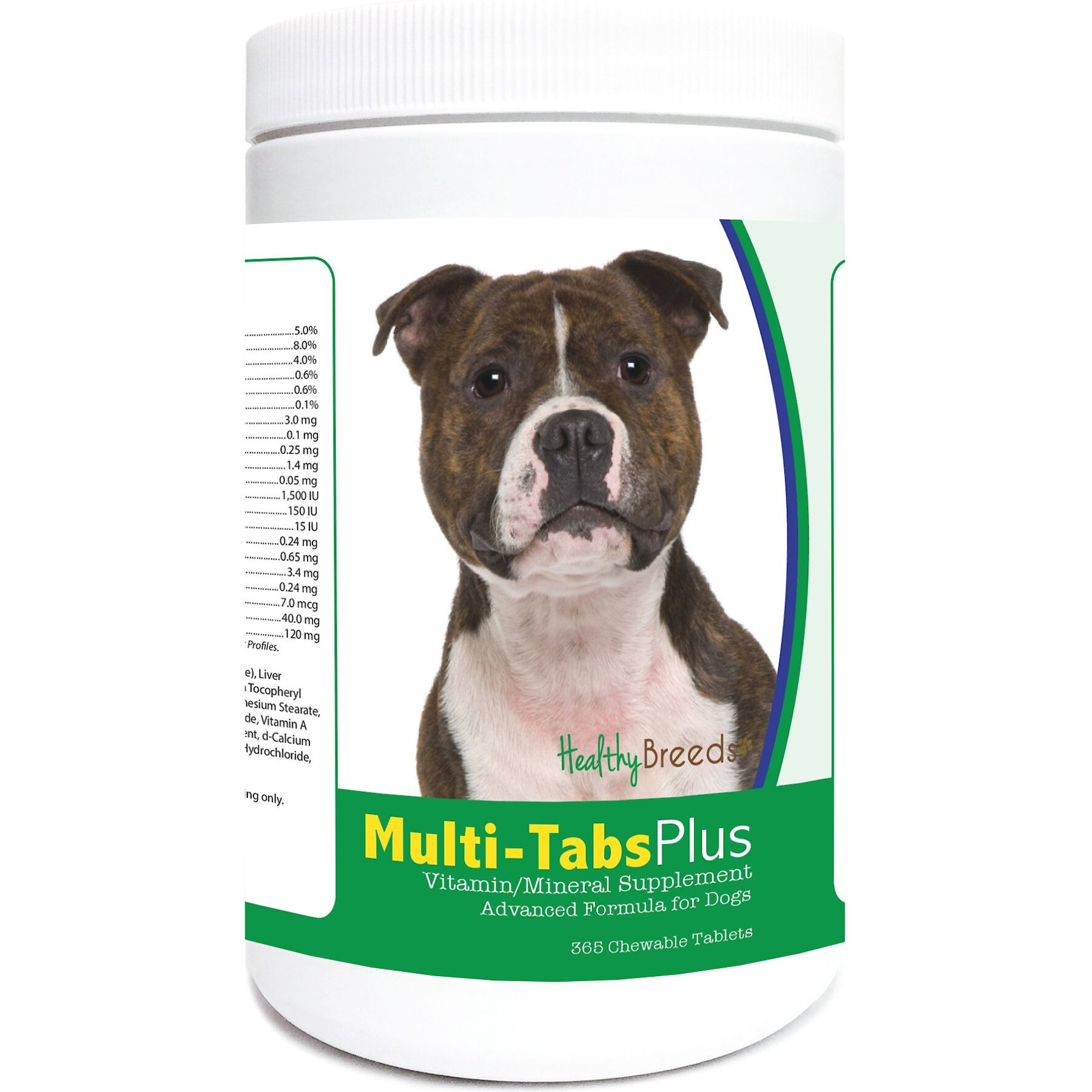 Healthy Breeds Multi-Tabs Plus Chewable Tablets Dog Supplement, 365 count