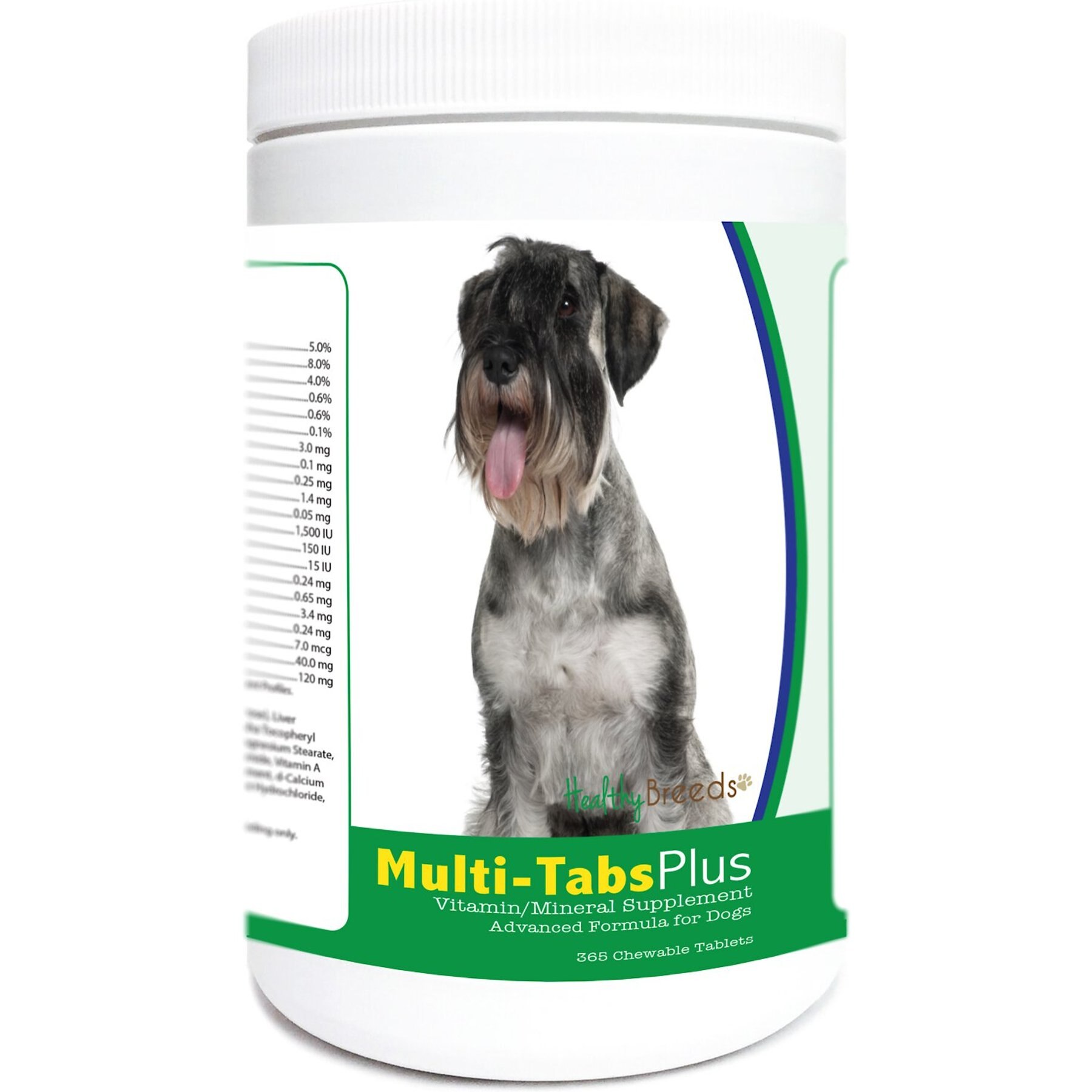 Healthy Breeds Multi-Tabs Plus Chewable Tablets Dog Supplement, 365 count