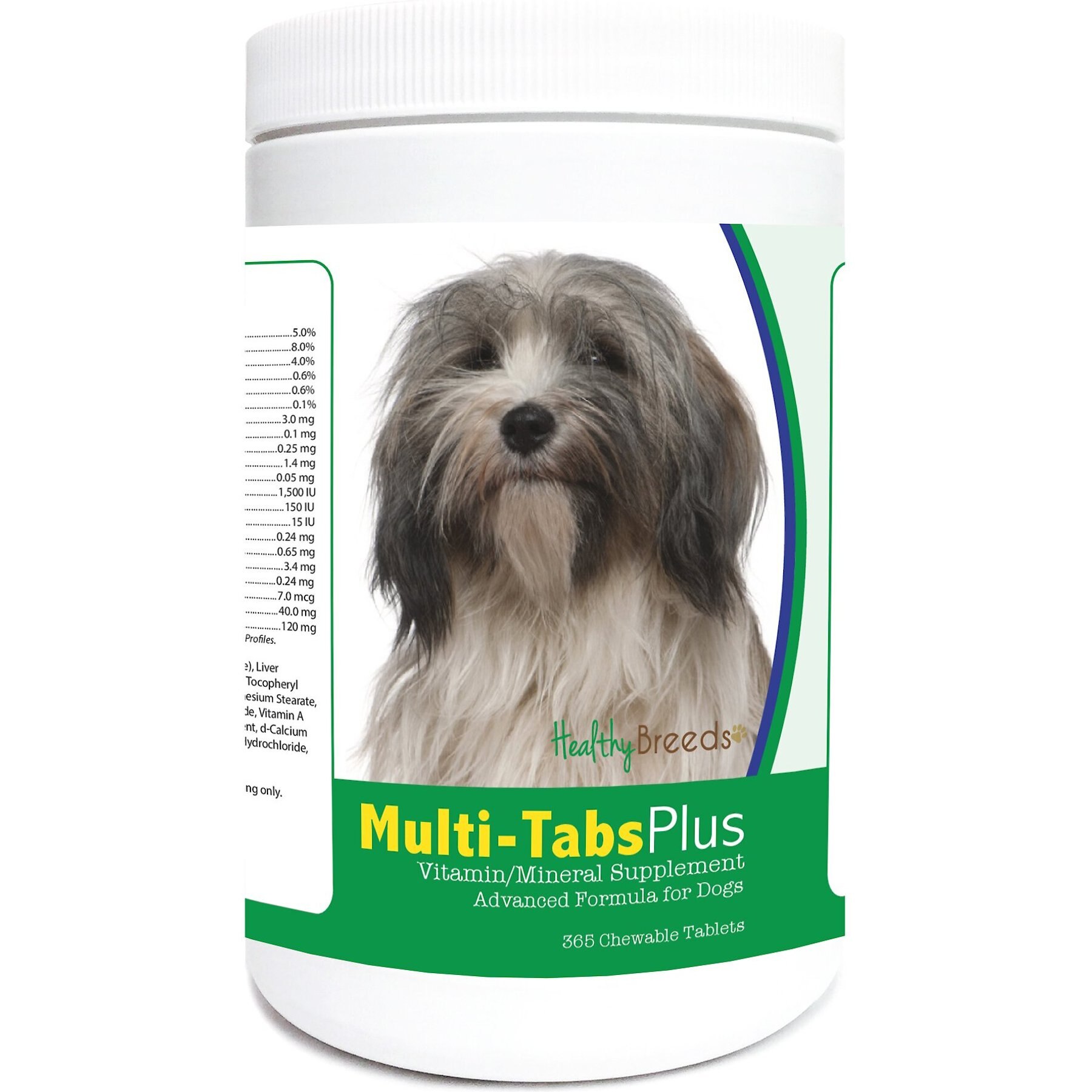 Healthy Breeds Multi-Tabs Plus Chewable Tablets Dog Supplement, 365 count