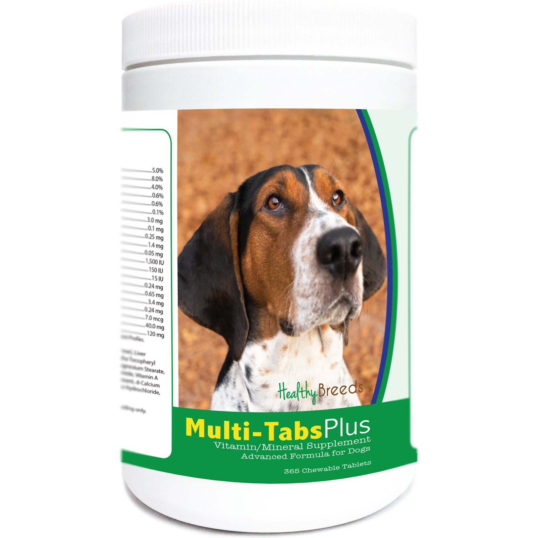 Healthy Breeds Multi-Tabs Plus Chewable Tablets Dog Supplement, 365 count