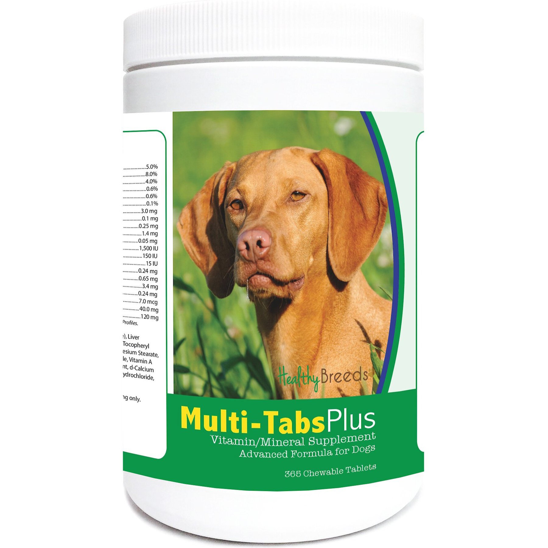 Healthy Breeds Multi-Tabs Plus Chewable Tablets Dog Supplement, 365 count