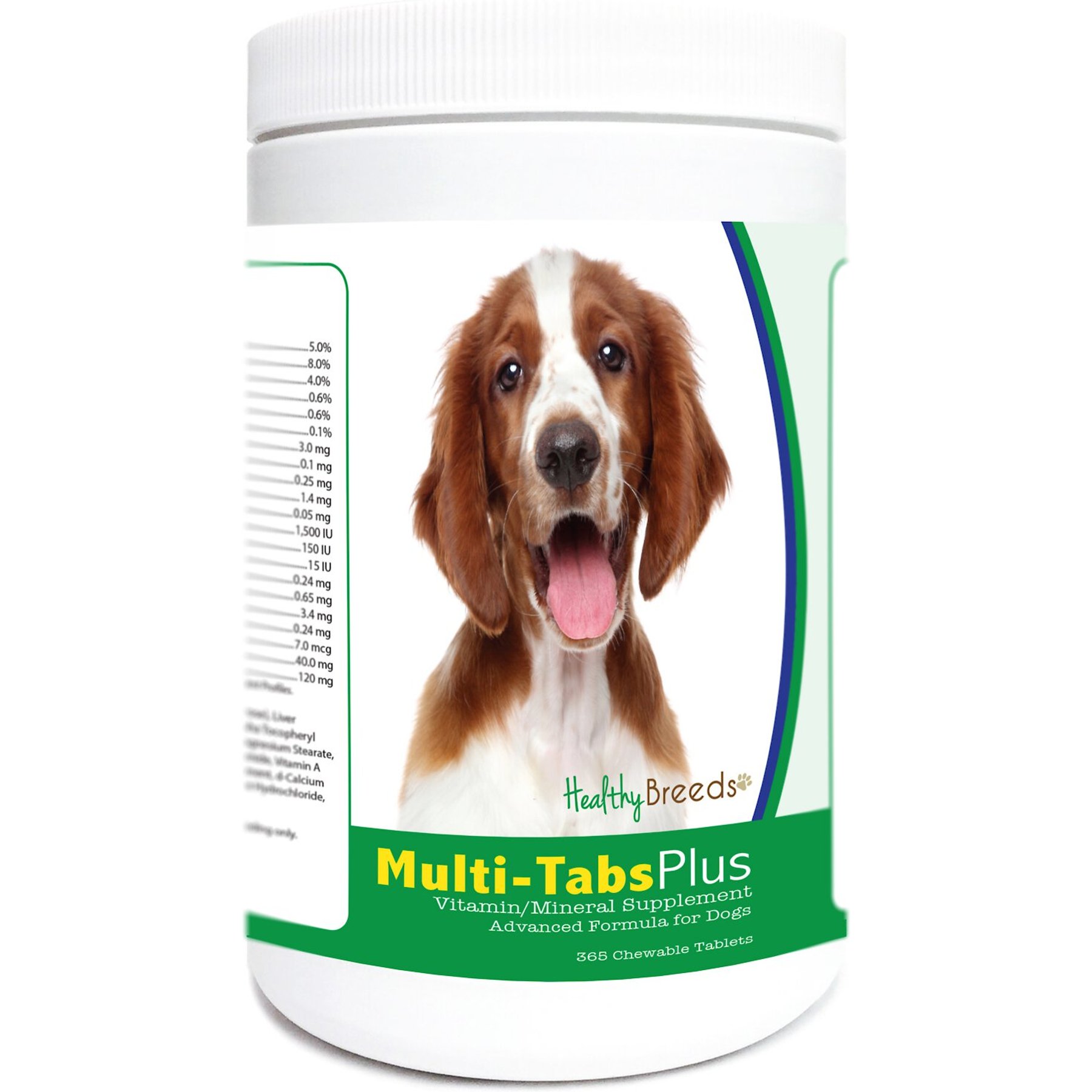 Healthy Breeds Multi-Tabs Plus Chewable Tablets Dog Supplement, 365 count